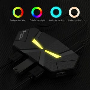 RGB 4 Port USB C Hub 3.0 USB Splitter USB Extender - Image 7
