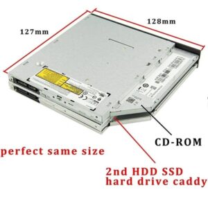 SATA Hard Drive Caddy 12.7mm 9.5mm 9.0mm Universal For CD/DVD-ROM Optical Bay 2nd HDD SSD - Image 6