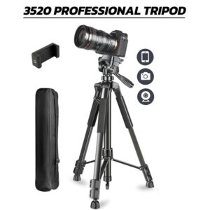 SLR Cameras Aluminum Professional Tripod WT-3520 - Image 4