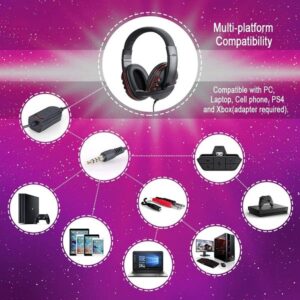 Tucci A5 Super Bass Stereo Gaming Wired Headset Headphone - Image 9