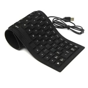 USB Wire Flexible Computer Keyboard - Image 3