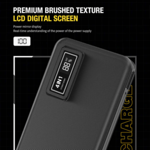 Aspor A300 10000mAh  4 In 1 Built-in Cables Fast Charging Power Bank - Image 4