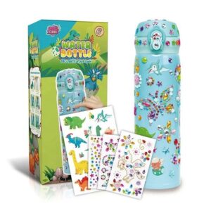 Kids DIY 500ml Stainless Steel Water Bottle (0313) (0314) - Image 2