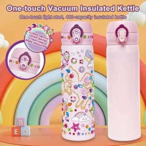 Kids DIY 500ml Stainless Steel Water Bottle (0313) (0314) - Image 5