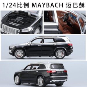 Kids Die Casting 1:24 Mercedes-Benz Maybach GLS600 Alloy Mold Decoration Pullback Multifunctional Car Toy (0720) - Image 10