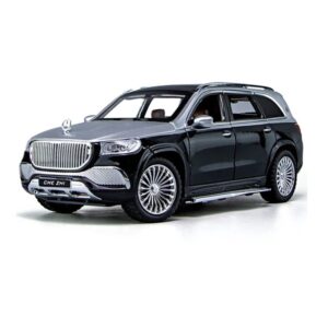 Kids Die Casting 1:24 Mercedes-Benz Maybach GLS600 Alloy Mold Decoration Pullback Multifunctional Car Toy (0720) - Image 12