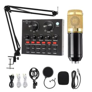 Professional Condenser Microphone with V8 Soundcard - Image 6