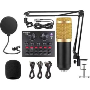Professional Condenser Microphone with V8 Soundcard - Image 9