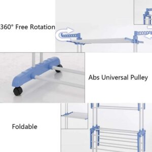 Stainless Steel 3 Layers Cloth Rack Floor Cloth Dryer Stand (CR0001) - Image 12
