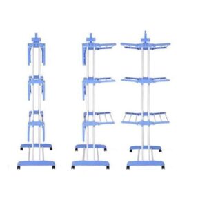 Stainless Steel 3 Layers Cloth Rack Floor Cloth Dryer Stand (CR0001) - Image 9