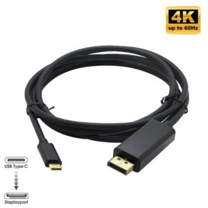 Type C to Display Converter USB C to DisplayPort Cable - 1.5 Meter