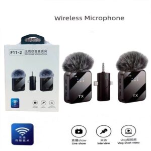 F11-2 Dual Wireless Clip Microphone