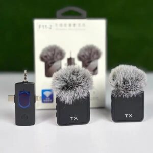 F11-2 Dual Wireless Clip Microphone - Image 4