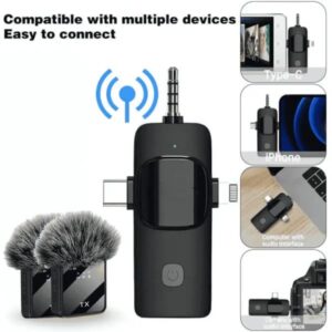 F11-2 Dual Wireless Clip Microphone - Image 5