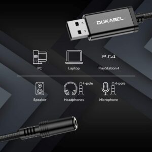 KIN KY-210 USB to MIC+EARPHONE Adapter - Image 6