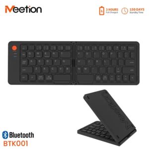 Meetion BTK001 Wireless Bluetooth Foldable Keyboard - Image 2