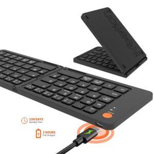 Meetion BTK001 Wireless Bluetooth Foldable Keyboard - Image 9