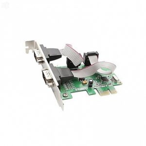 PCI Express 2 Serial Port Card 2 x Male DB9 Serial Ports - Image 3