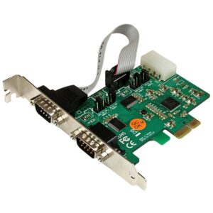 PCI Express 2 Serial Port Card 2 x Male DB9 Serial Ports - Image 5