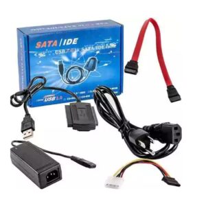POWERTECH Converter USB 2.0 to IDE & SATA CAB-U122 with Power Supply 0.8m - Image 4