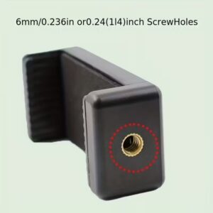 Universal Live Broadcast Stand Tripod Selfie Stick U-Shaped Plastic 6Mm 1/4 Inch Fixed Clip Mobile Phone Holder - Image 5