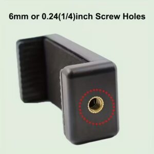 Universal Live Broadcast Stand Tripod Selfie Stick U-Shaped Plastic 6Mm 1/4 Inch Fixed Clip Mobile Phone Holder - Image 6