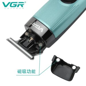 VGR V-975 Professional Rechargeable Cordless Pro Self Haircut Clipper Beard Trimmer with Digital Display - Image 3