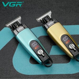 VGR V-975 Professional Rechargeable Cordless Pro Self Haircut Clipper Beard Trimmer with Digital Display - Image 6