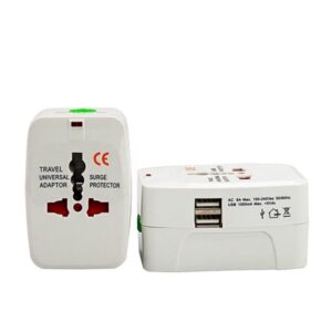 All In One Universal Travel Adapter Dual USB Ports - Image 15