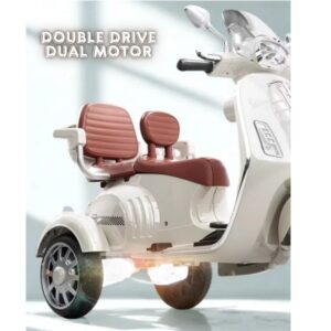 Kids Rechargeable Ride On Motor Bike Scooty with 2 Seats (MB2663) - Image 7