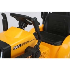 Kids Ride On Rechargeable Construction Tractor Front Loader with Dump Trailer (MB1981) - Image 10