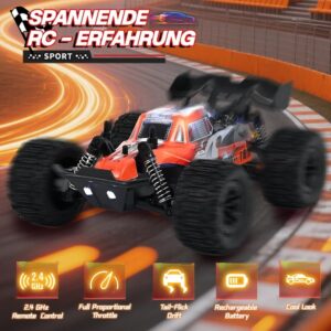 Kids Toy 1:18 Scale 2.4GHz 4WD All-Terrain RC Car Off-Road Climbing & Drift Vehicle (0744) - Image 4