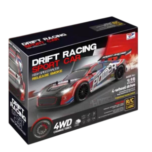 Kids Toy Four-Wheel Drive 1:16 Spray RC Drifting Racing Sport Remote Control Car (0743) - Image 7
