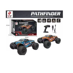 Kids Toy High Speed 35M/H Monster Truck RC Radio Control 4WD Racing Path Finder (0742) - Image 3