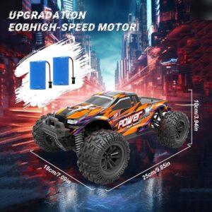 Kids Toy High Speed 35M/H Monster Truck RC Radio Control 4WD Racing Path Finder (0742) - Image 4