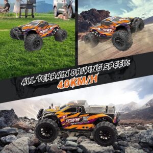 Kids Toy High Speed 35M/H Monster Truck RC Radio Control 4WD Racing Path Finder (0742) - Image 7