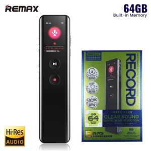 REMAX RP3 Voice Recorder 64GB Built-in Memory