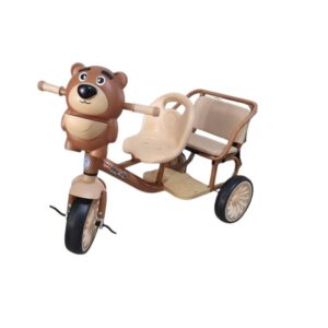 Kids Double Seater Tricycle Bike with Mickey Mouse Face & Music (TS7690) - Image 1