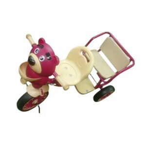 Kids Double Seater Tricycle Bike with Mickey Mouse Face & Music (TS7690) - Image 2