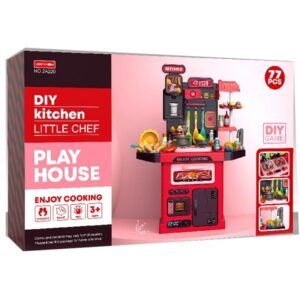 Kids Toy Pretend Play Kitchen Playset 77 Pcs (0771) - Image 12