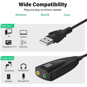 Desktop Sound Card 7.1 Virtual 12 Channel Sound Adapter - Image 5
