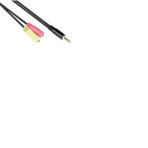 Headset Single to Dual Jack  3.5mm Jack Plug to 2x Jack - Image 3
