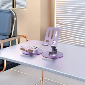 Metal Aluminum 360 Rotation Mobile Phone Holder - Image 11