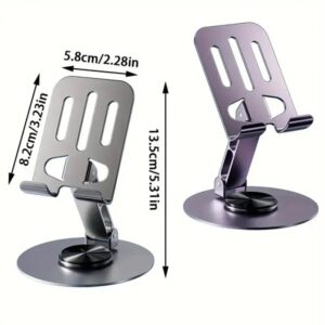 Metal Aluminum 360 Rotation Mobile Phone Holder - Image 3