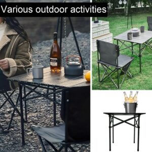 Portable Foldable Camping Collapsible Square Outdoor Table with Carry Bag - Image 7