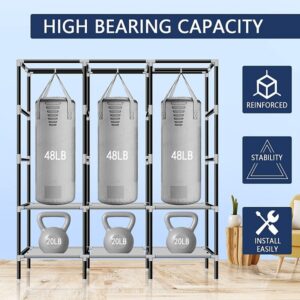Portable Storage Fabric Wardrobe (GY130) - Image 5