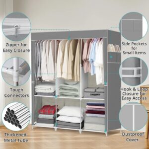 Portable Storage Fabric Wardrobe (GY130) - Image 9