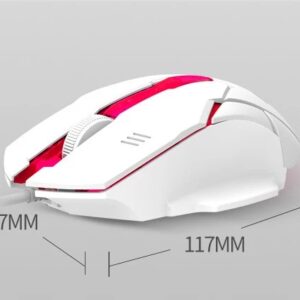 AOC KM100 Luminous Wired Keyboard And Mouse Set - Image 13