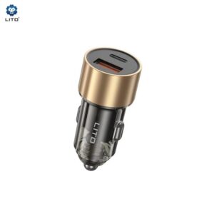 LITO IN-C04 Transparent Metal Car Charger - Image 2