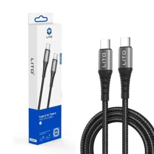 Lito Type-C To Type C Fast Data Cable ( LD08CC) 60W - 1 Meter